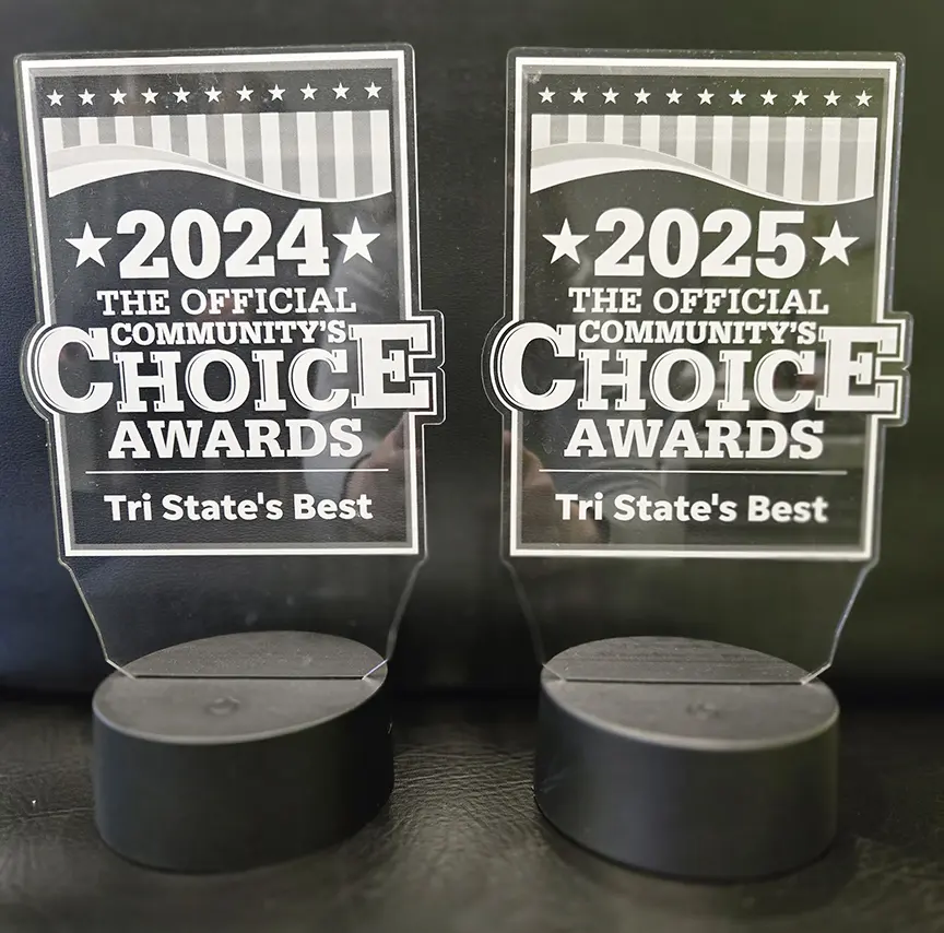 community choice awards trophy - Tri-State's Best